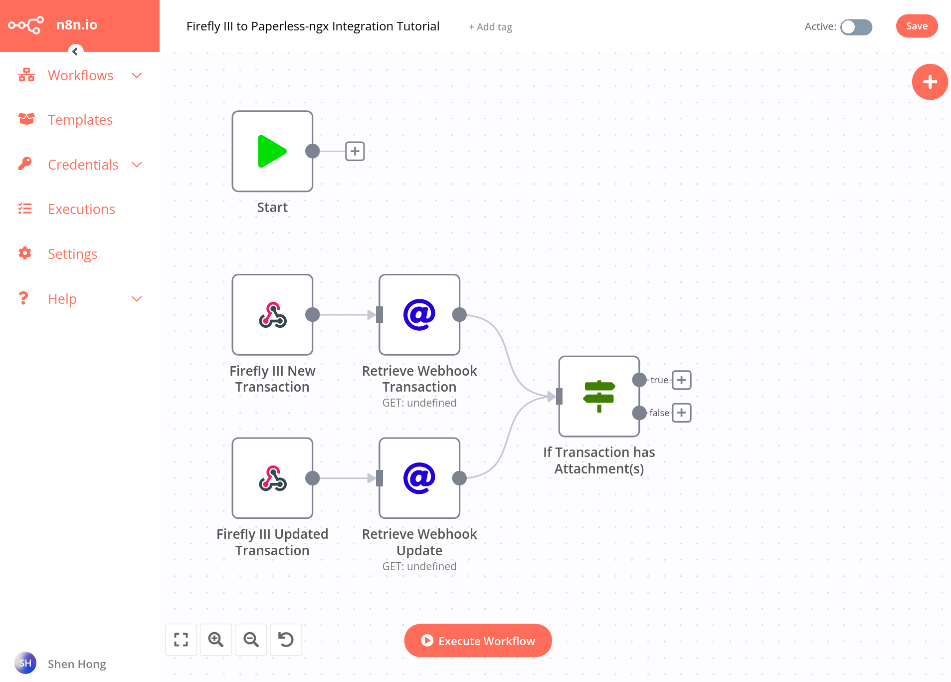 Guide to Workflow Automation: How I use Firefly III, Paperless-ngx, and n8n to Painlessly Manage Receipts